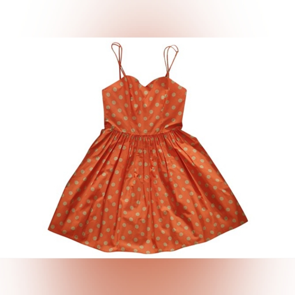 Jeremy Scott Dresses Orange